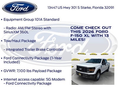 2026 Ford F-150 XL 101A