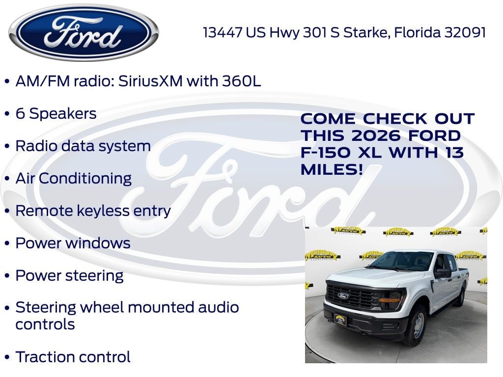 2026 Ford F-150 XL 101A