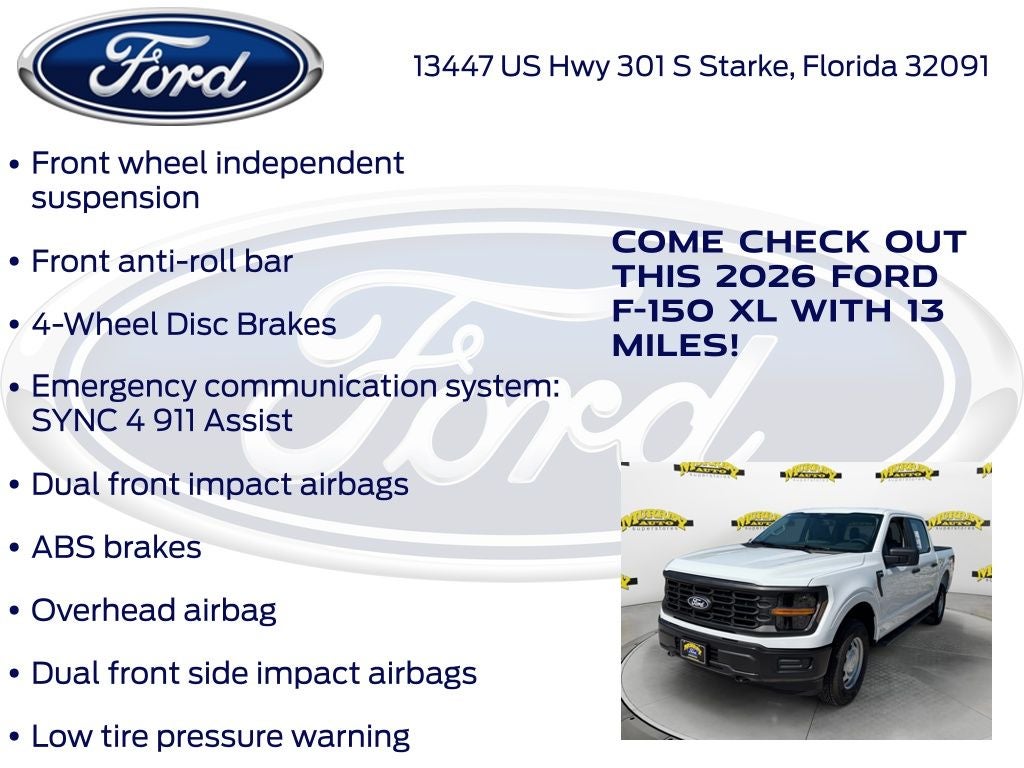 2026 Ford F-150 XL 101A