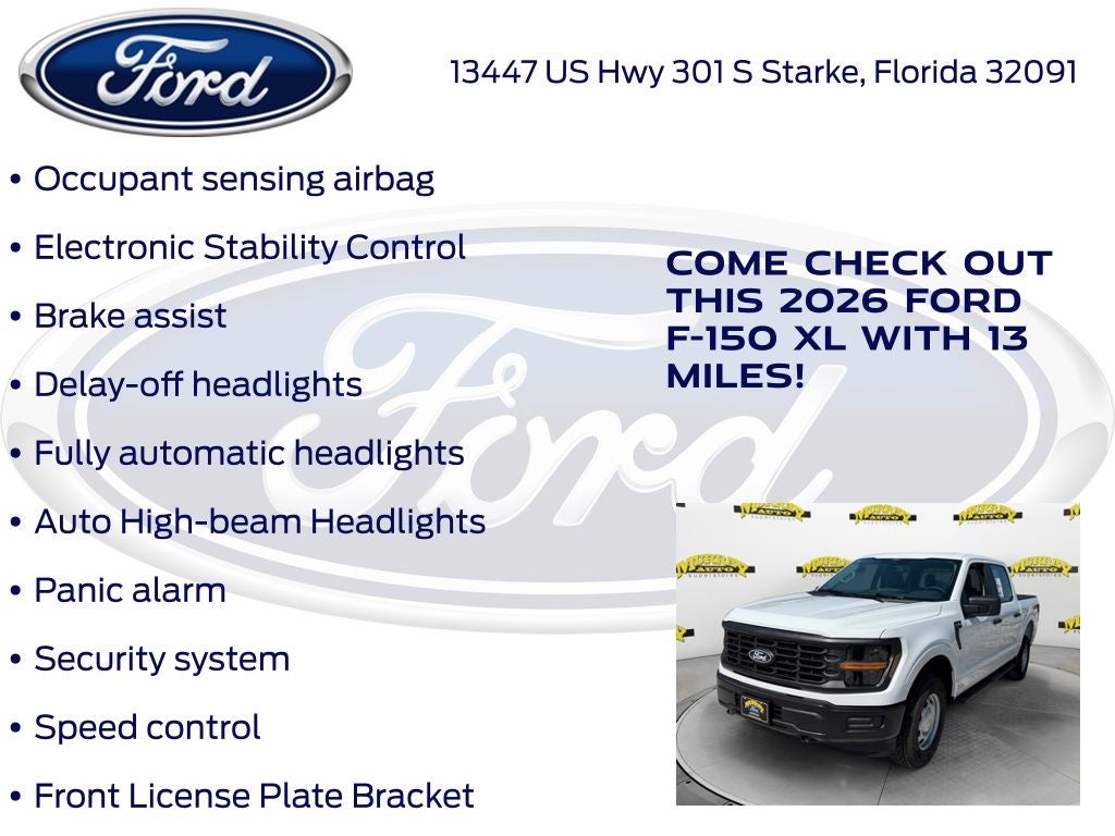 2026 Ford F-150 XL 101A