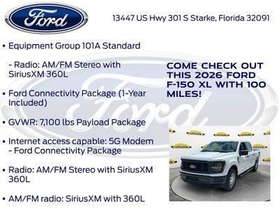 2026 Ford F-150 XL 101A