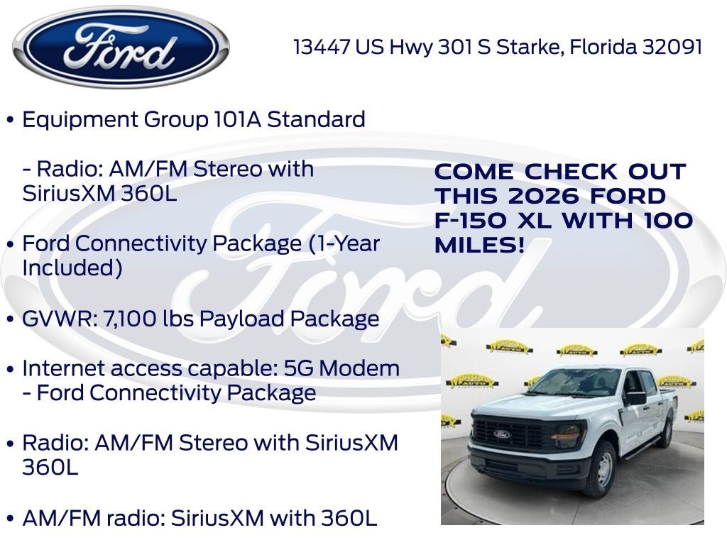 2026 Ford F-150 XL 101A