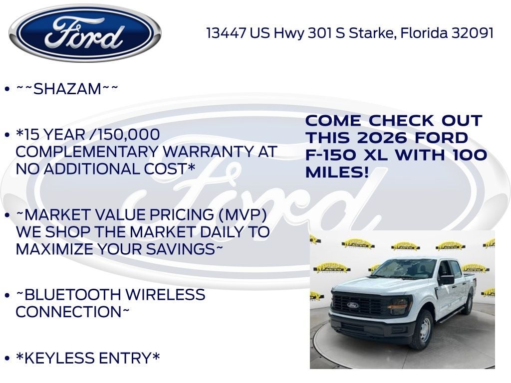 2026 Ford F-150 XL 101A