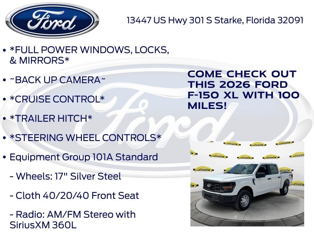 2026 Ford F-150 XL 101A