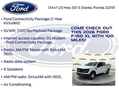 2026 Ford F-150 XL 101A