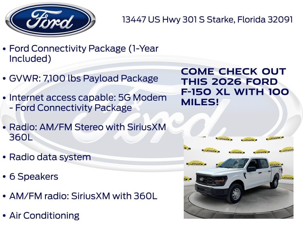 2026 Ford F-150 XL 101A