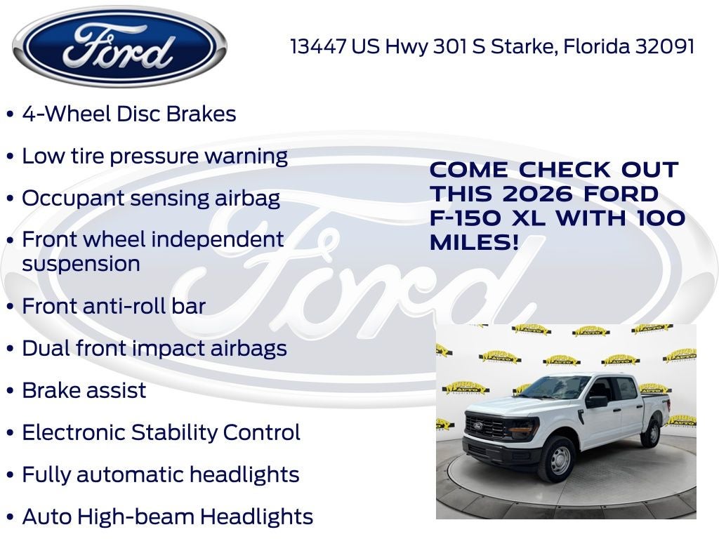 2026 Ford F-150 XL 101A