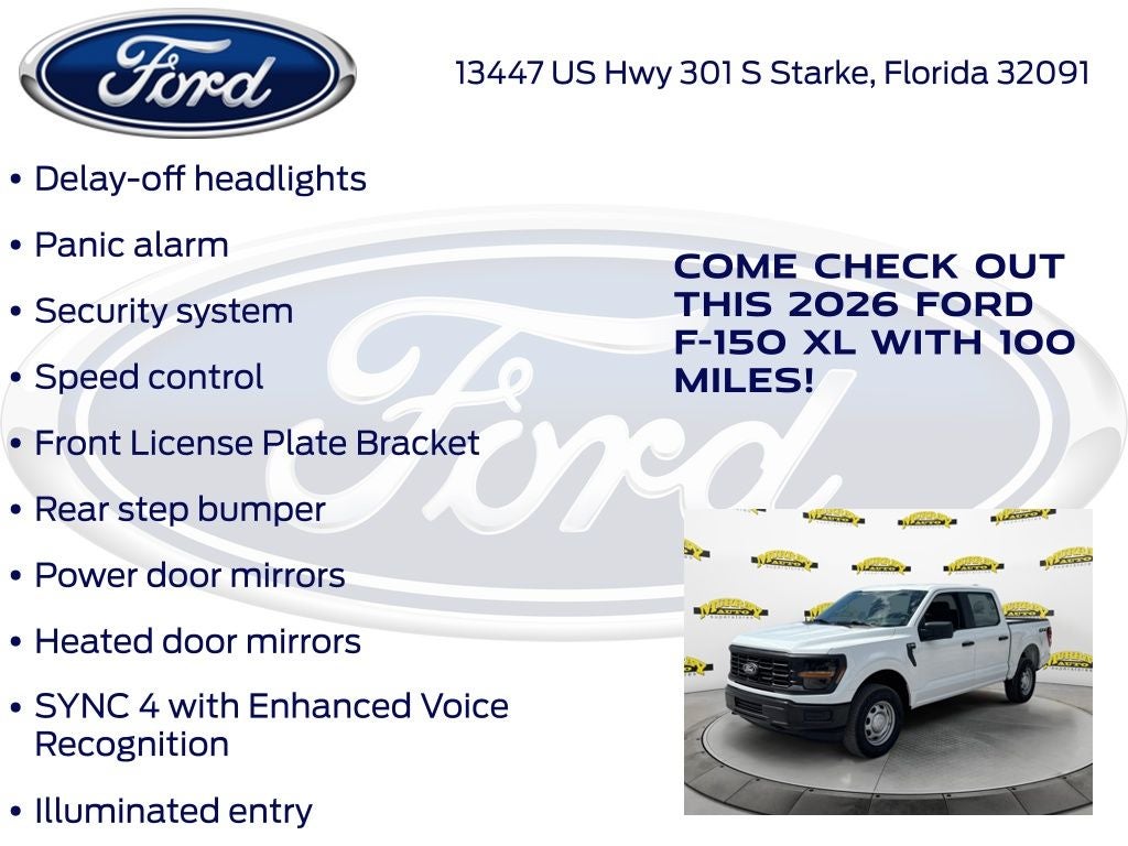 2026 Ford F-150 XL 101A