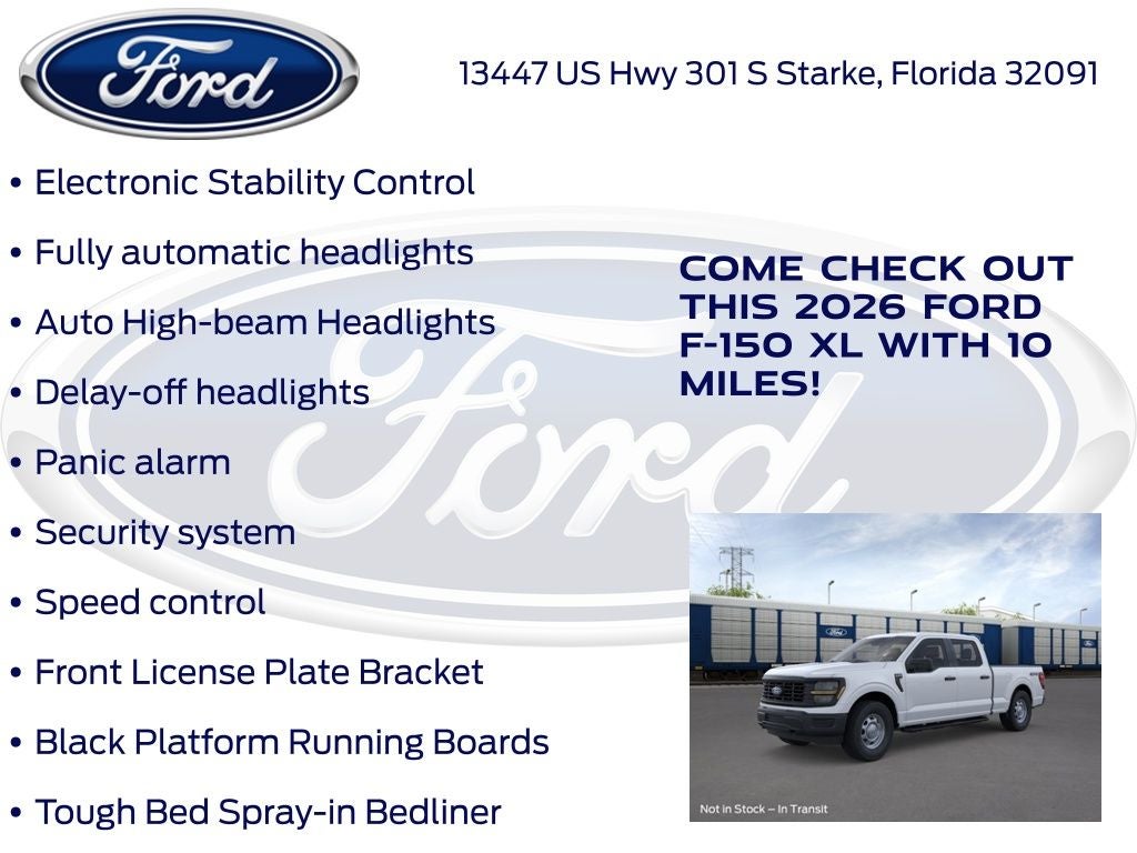 2026 Ford F-150 XL 101A