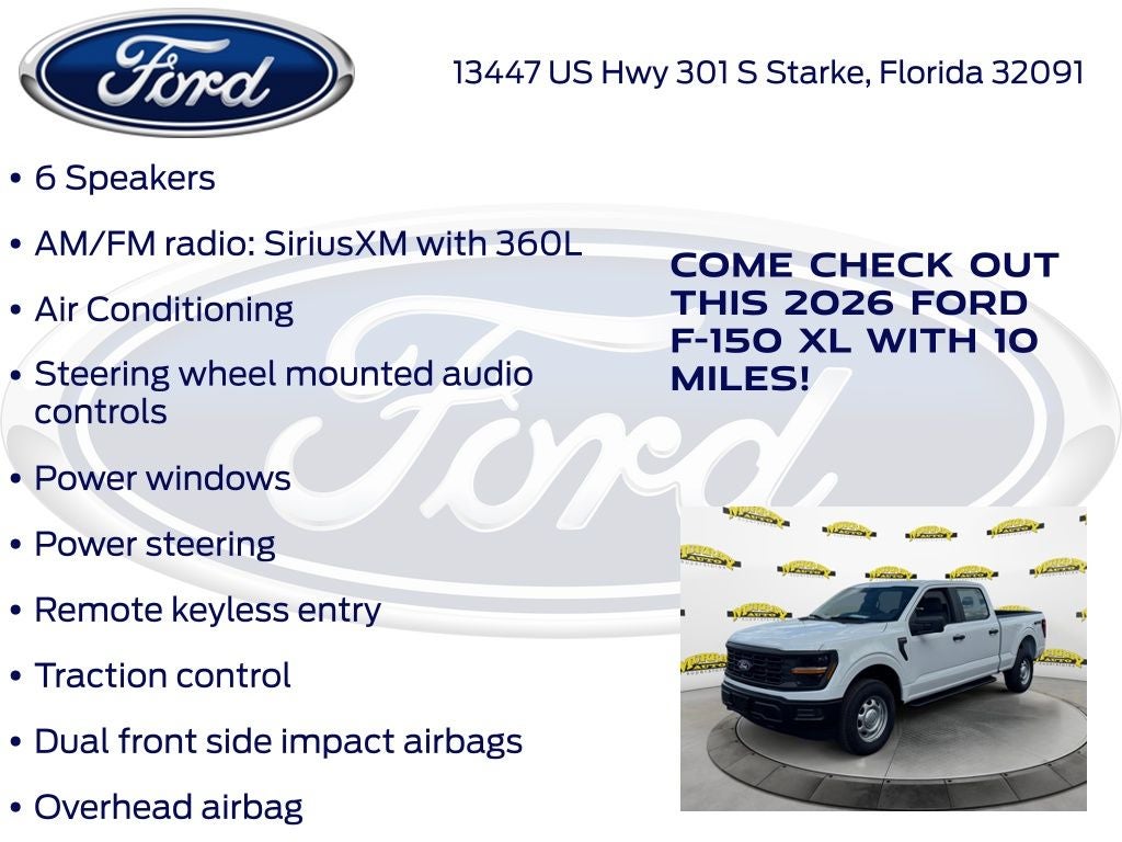 2026 Ford F-150 XL 101A