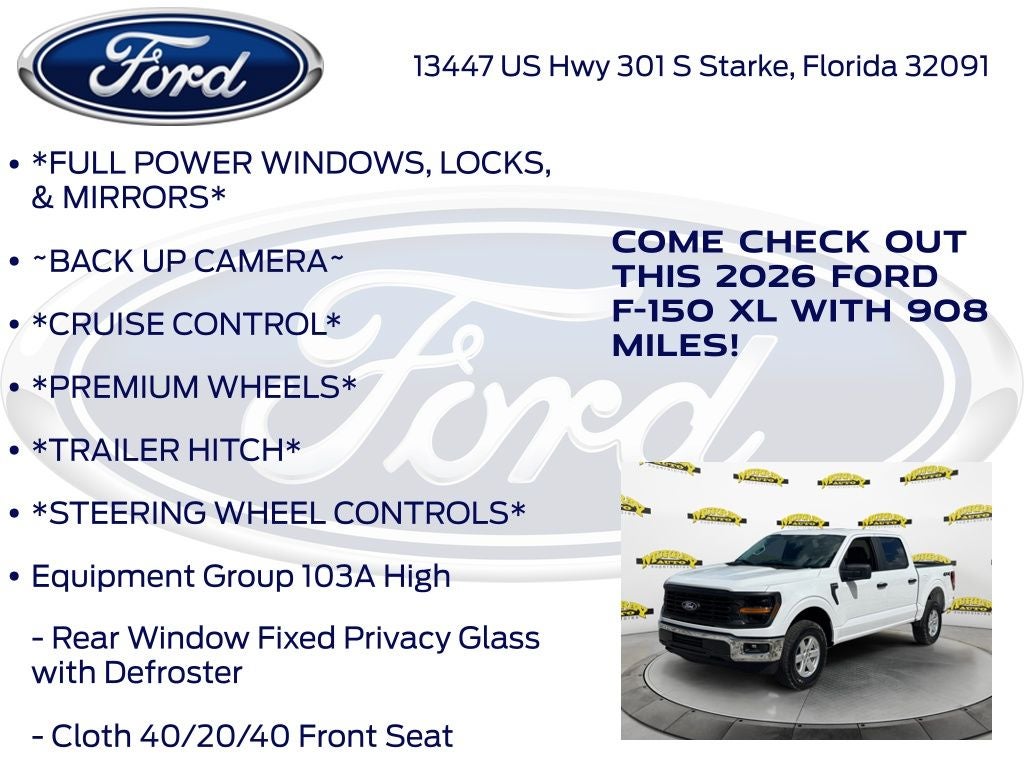 2026 Ford F-150 XL 101A