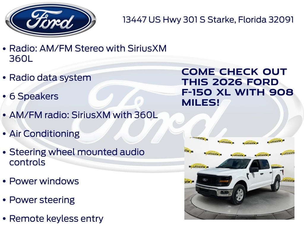 2026 Ford F-150 XL 101A