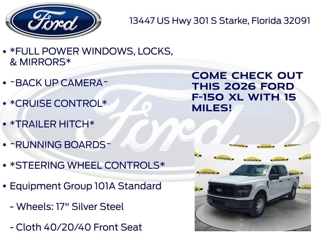 2026 Ford F-150 XL 101A