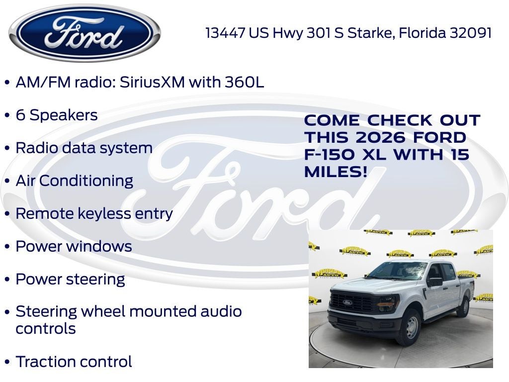 2026 Ford F-150 XL 101A