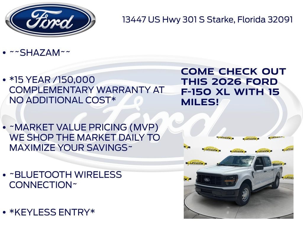 2026 Ford F-150 XL 101A