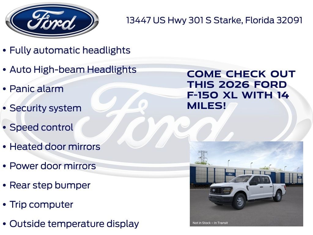 2026 Ford F-150 XL 101A