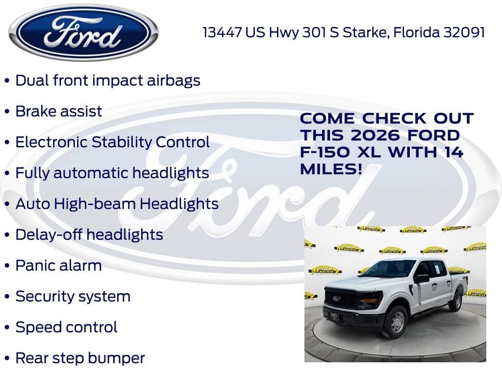 2026 Ford F-150 XL 101A