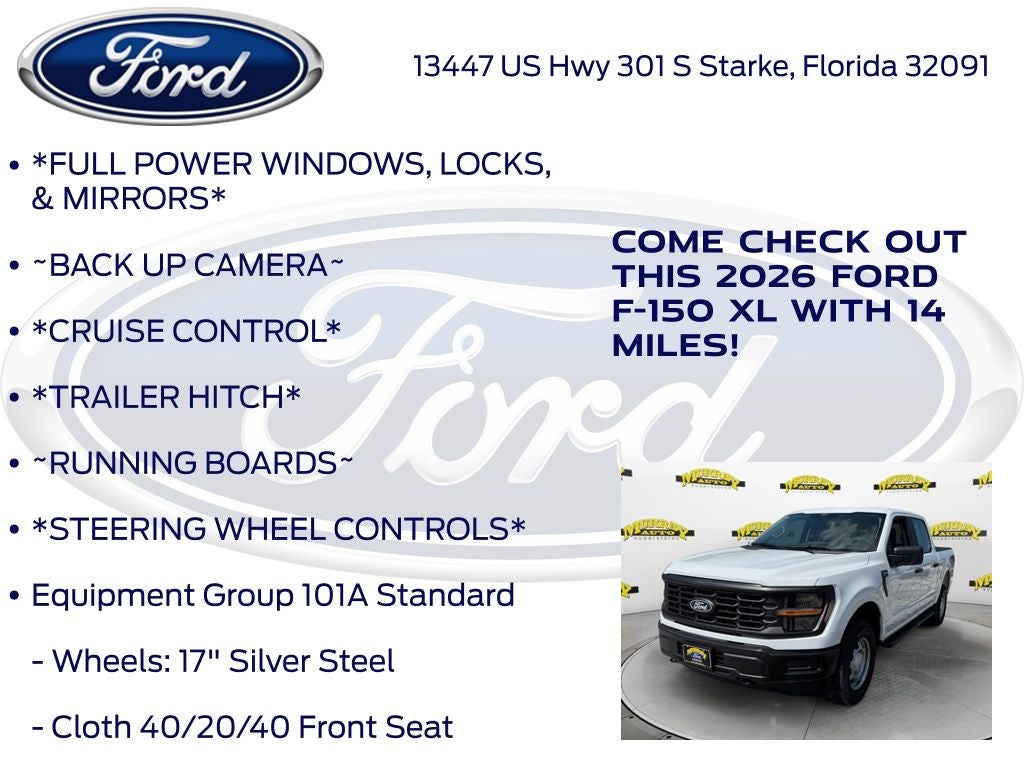 2026 Ford F-150 XL 101A