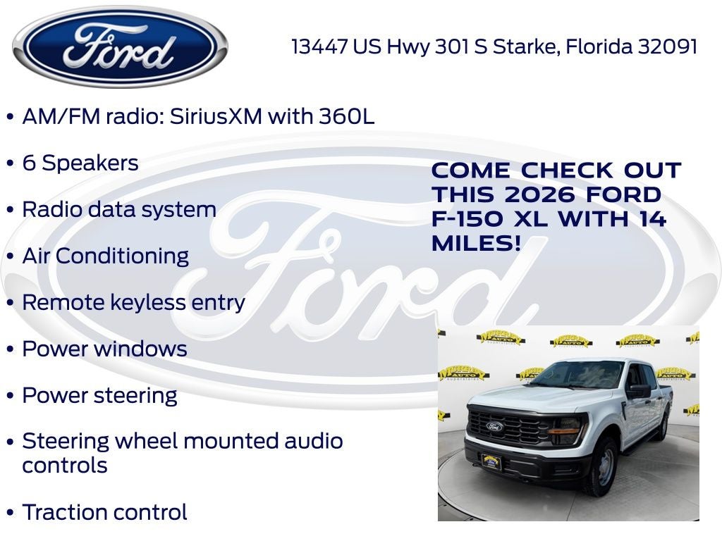 2026 Ford F-150 XL 101A