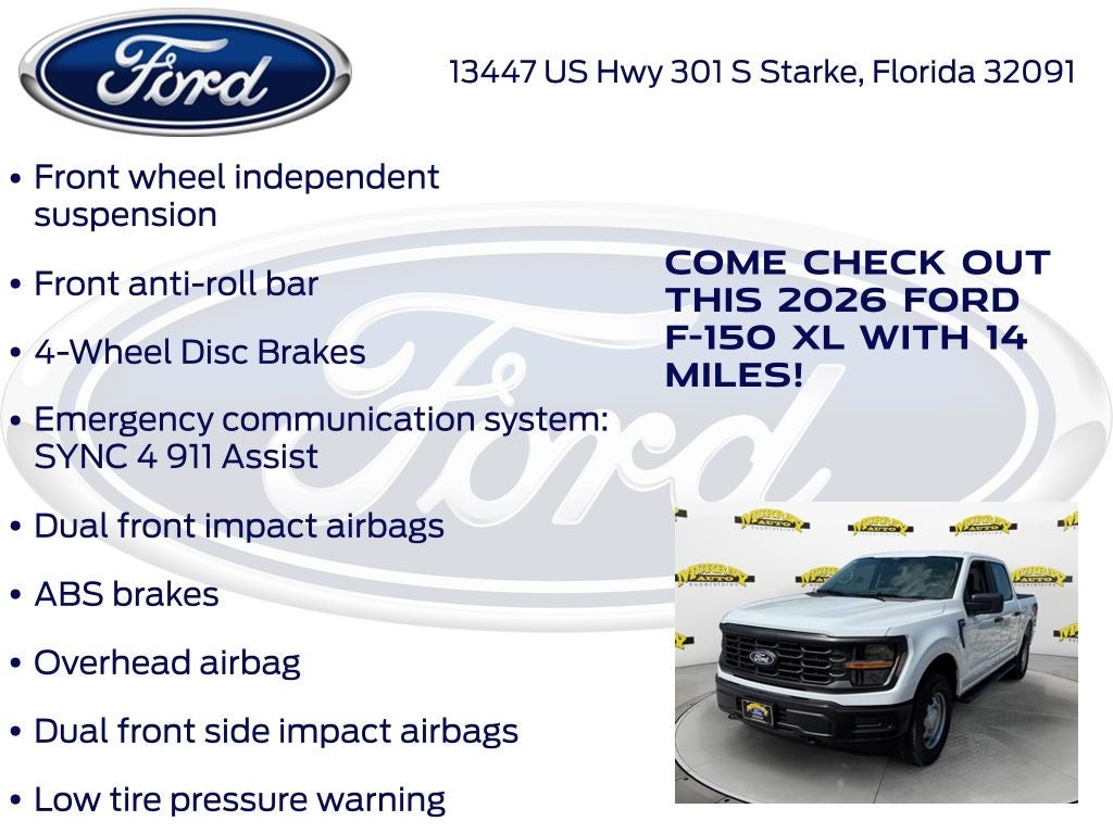 2026 Ford F-150 XL 101A