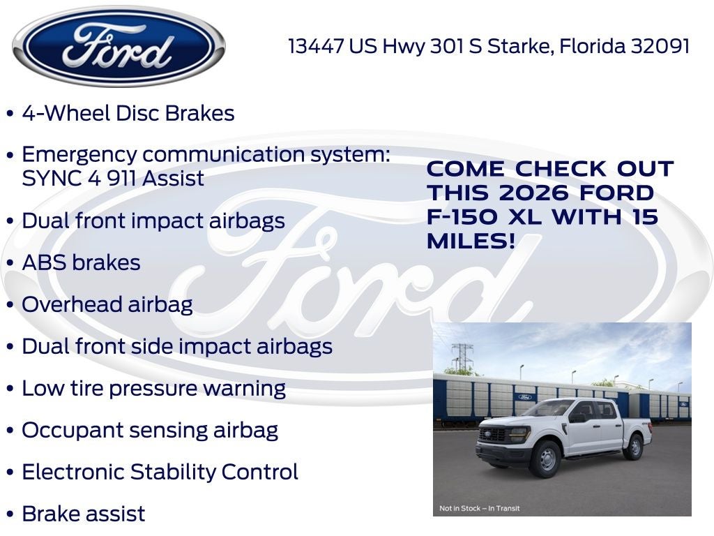 2026 Ford F-150 XL 101A