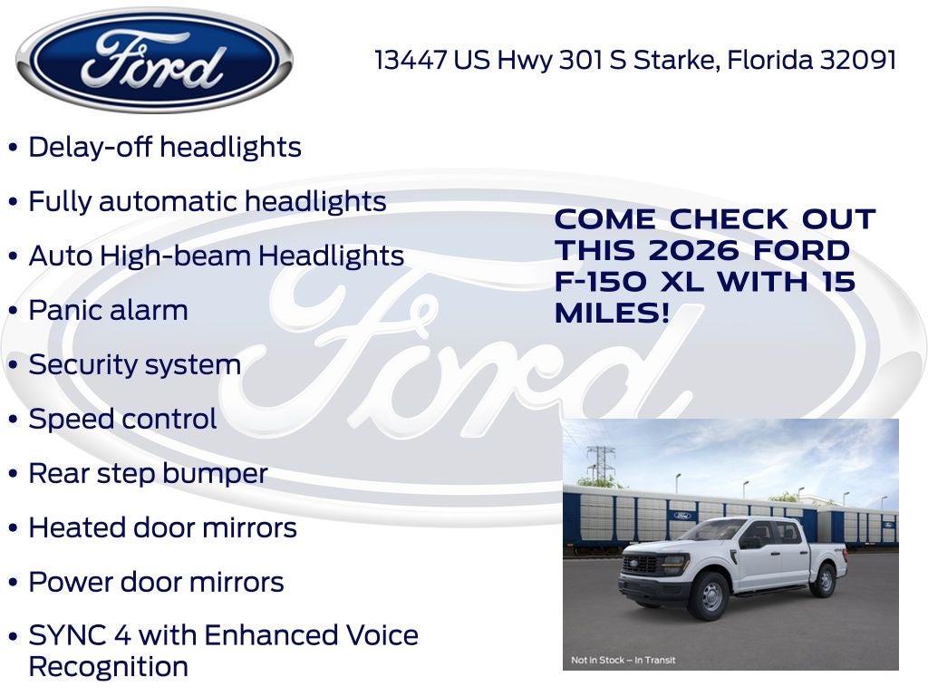 2026 Ford F-150 XL 101A