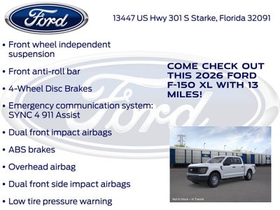 2026 Ford F-150 XL 101A