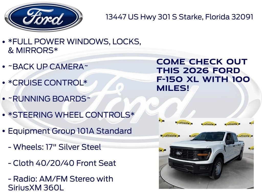 2026 Ford F-150 XL 101A