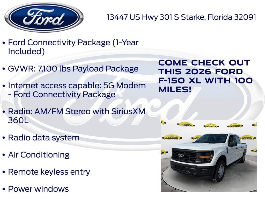 2026 Ford F-150 XL 101A