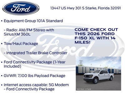 2026 Ford F-150 XL 101A