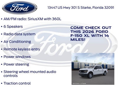 2026 Ford F-150 XL 101A