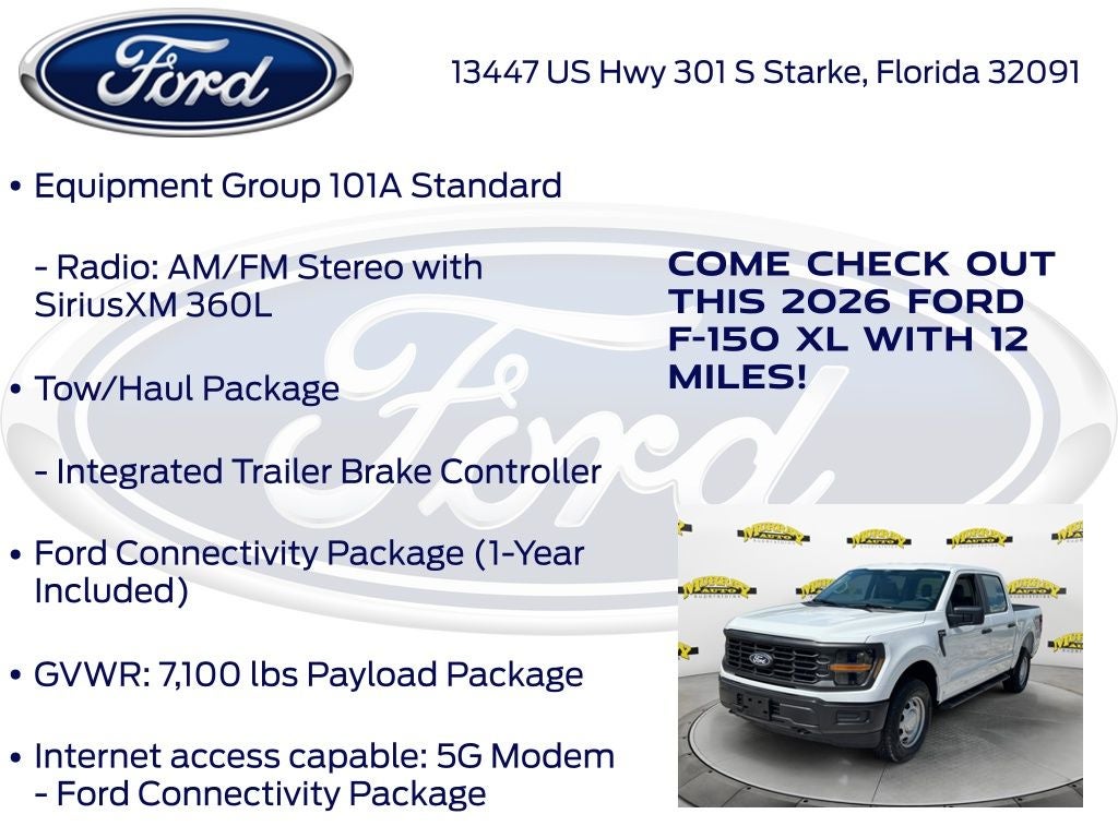 2026 Ford F-150 XL 101A