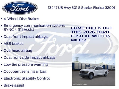 2026 Ford F-150 XL 101A