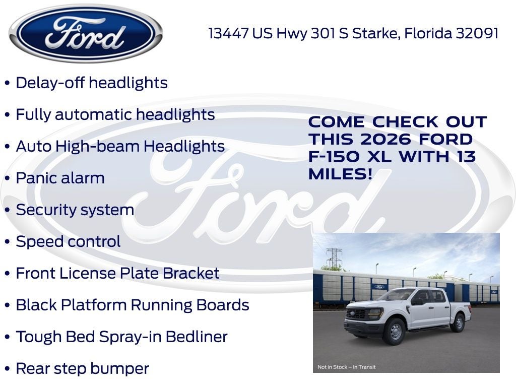2026 Ford F-150 XL 101A