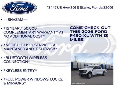 2026 Ford F-150 XL 101A