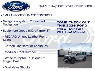 2026 Ford F-150 Raptor 802A