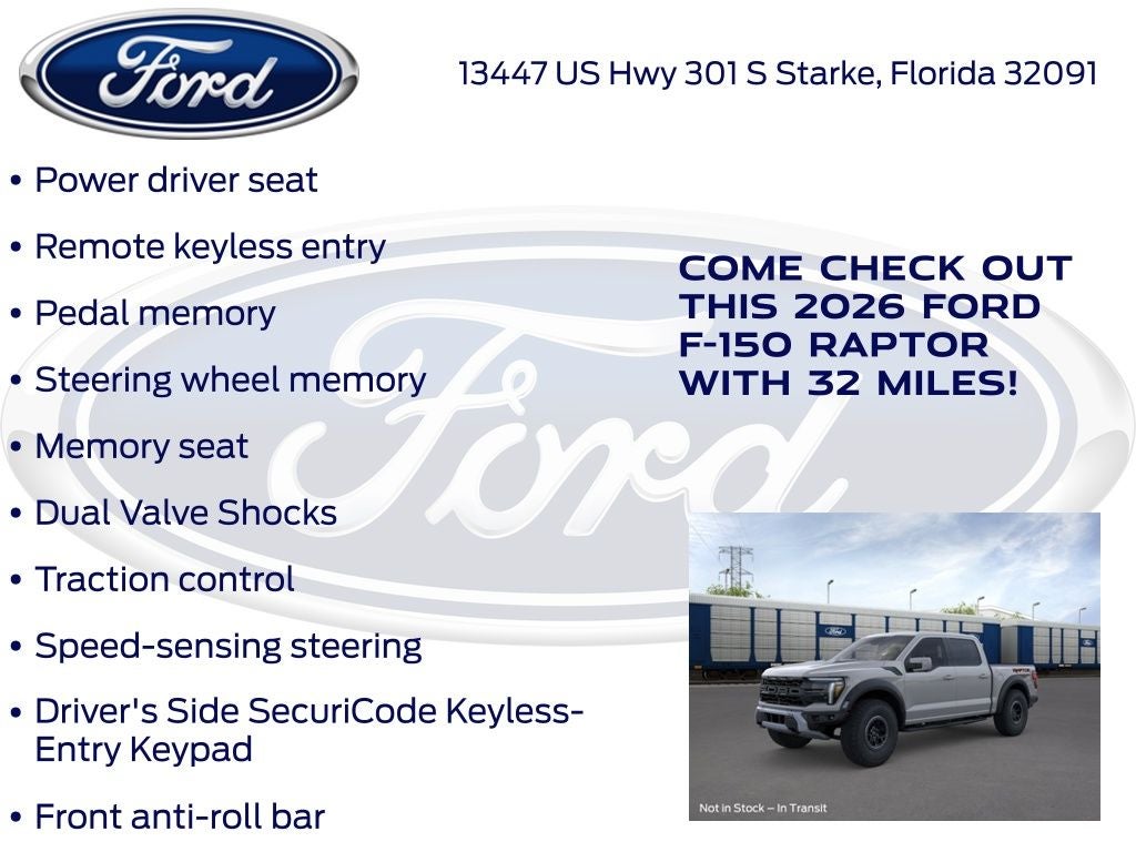 2026 Ford F-150 Raptor 802A