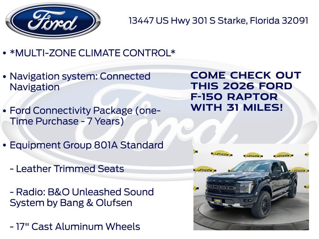 2026 Ford F-150 Raptor 801A