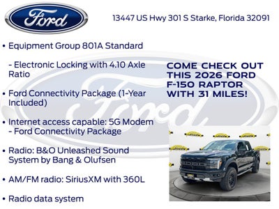 2026 Ford F-150 Raptor 801A