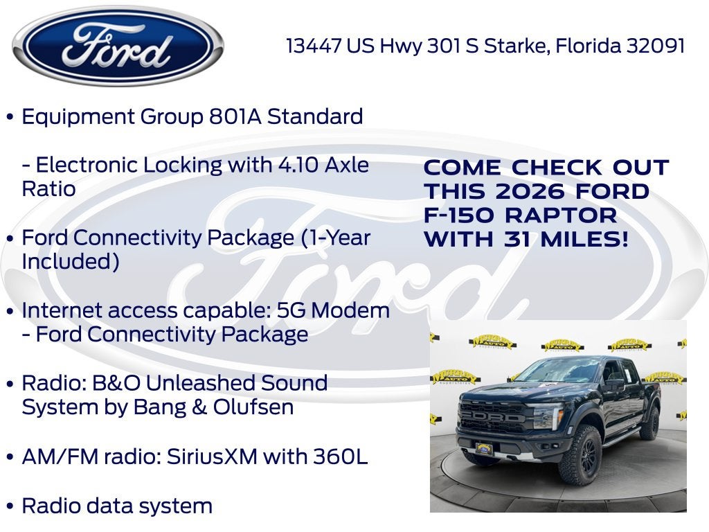 2026 Ford F-150 Raptor 801A