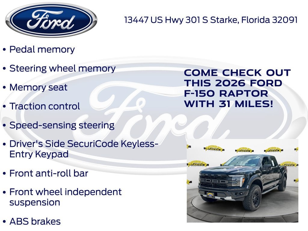 2026 Ford F-150 Raptor 801A