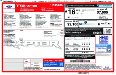 2026 Ford F-150 Raptor 801A