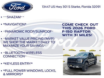 2026 Ford F-150 Raptor 801A