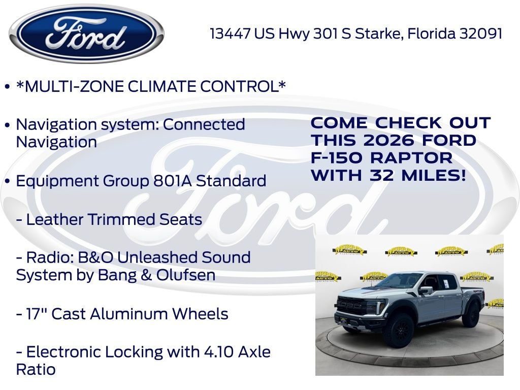 2026 Ford F-150 Raptor 801A