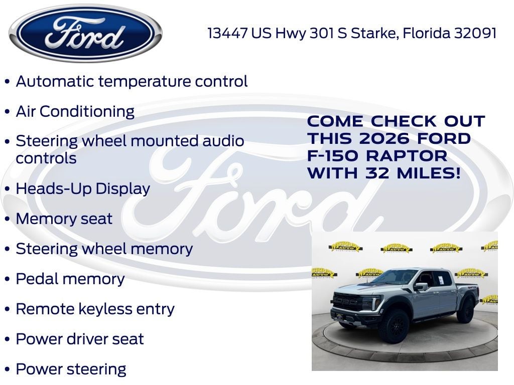 2026 Ford F-150 Raptor 801A