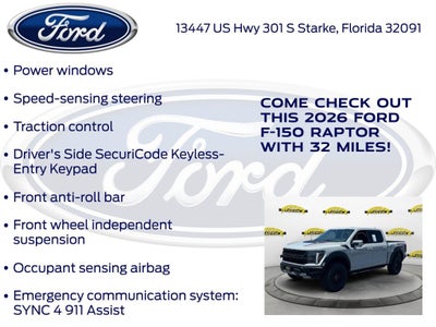 2026 Ford F-150 Raptor 801A