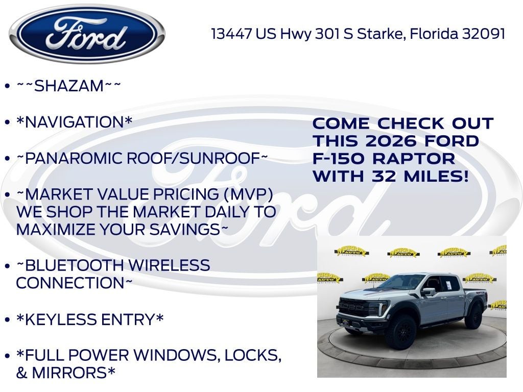 2026 Ford F-150 Raptor 801A