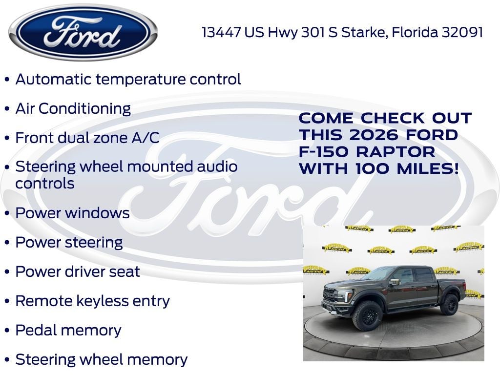 2026 Ford F-150 Raptor 801A