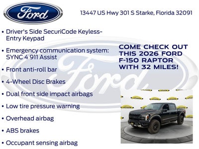 2026 Ford F-150 Raptor 801A