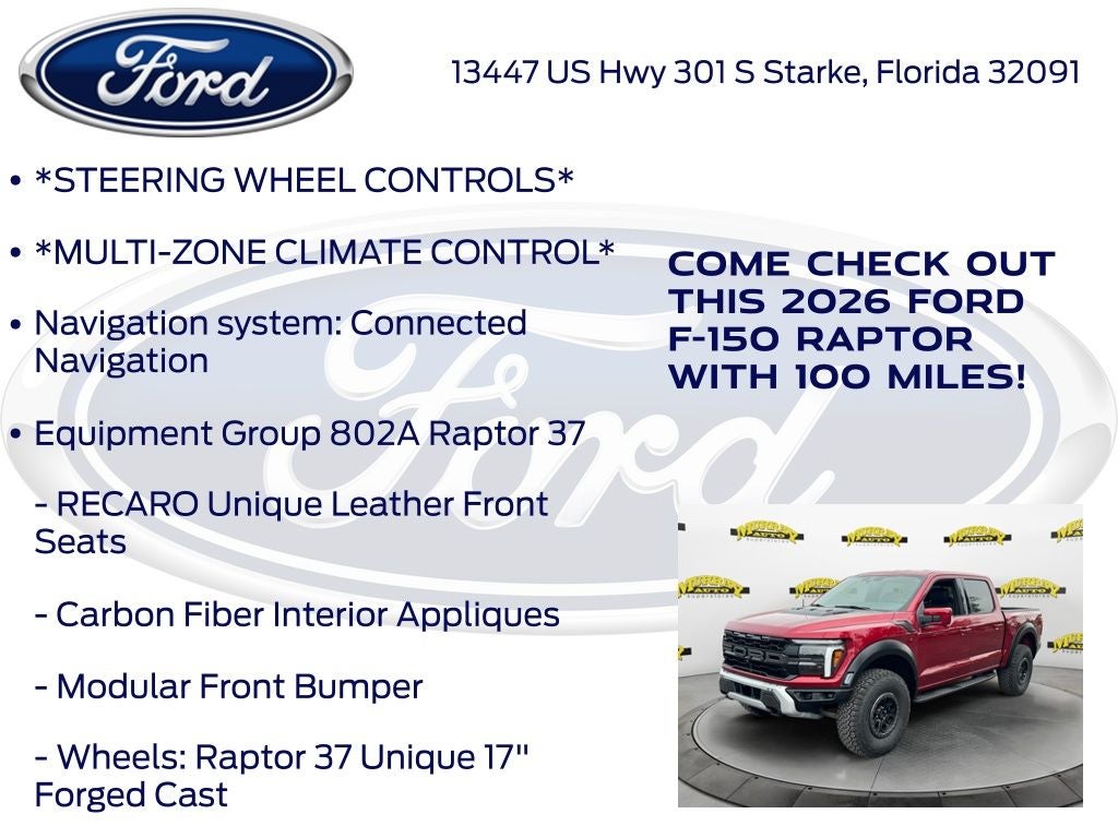 2026 Ford F-150 Raptor 802A